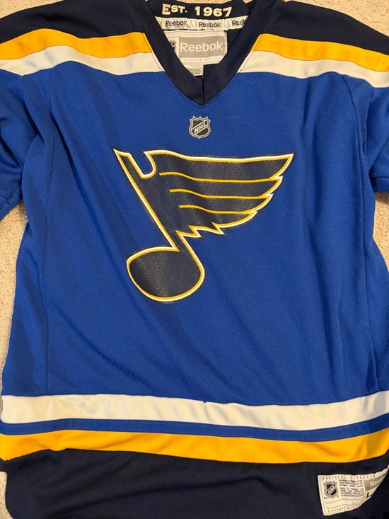 Reebok Other - Reebok Blue & Yellow St. Louis Blues Hockey Jersey